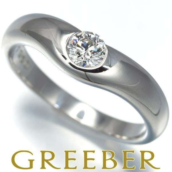 ティファニー　カーブド　バンド　ダイヤモンドリング　【約8号】 ティファニーカーブドバンドダイヤモンドリング【約8号】