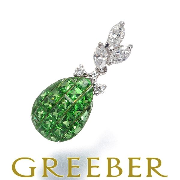 グリーンガーネット 2.05ct ダイヤ ダイヤモンド 0.28ct 