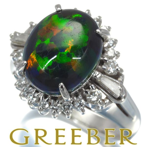 クレサンベール リング クリエイテッドブラックオパール 2.85ct 