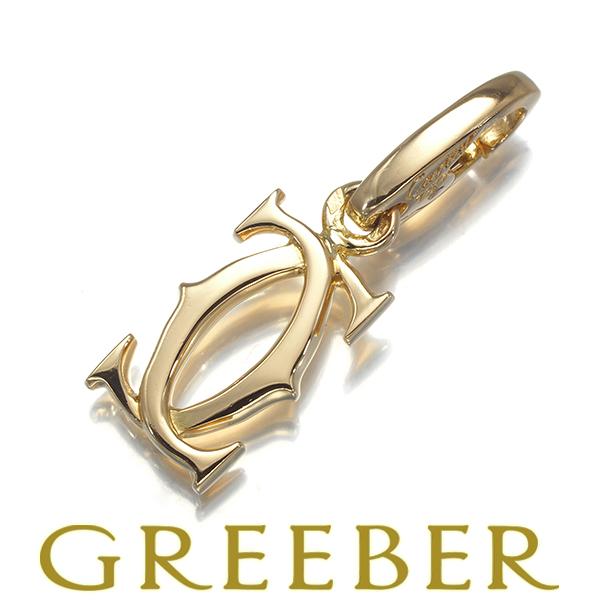 Cartier カルティエ 2Cチャーム K18YG ペンダントトップ Cartier CARTIER カルティエ チャーム 2C ダイヤモンド