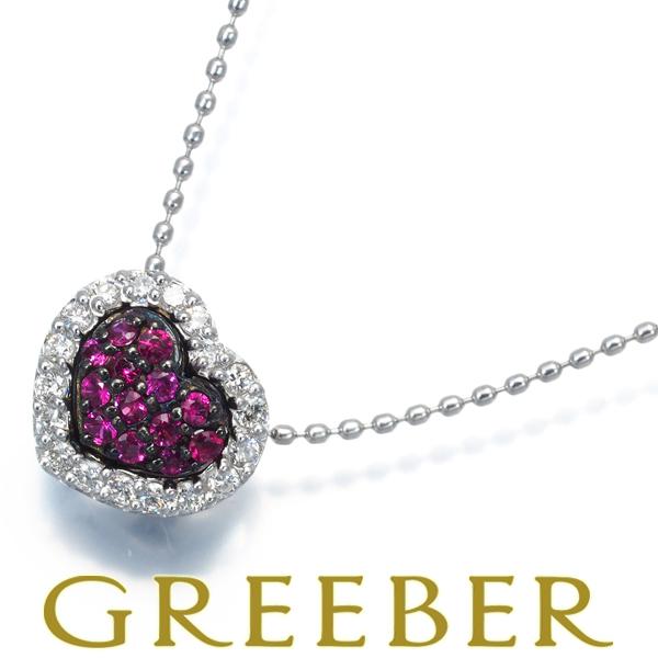 Ponte Vecchio ポンテヴェキオ ネックレス ルビー 0.13ct ダイヤ 