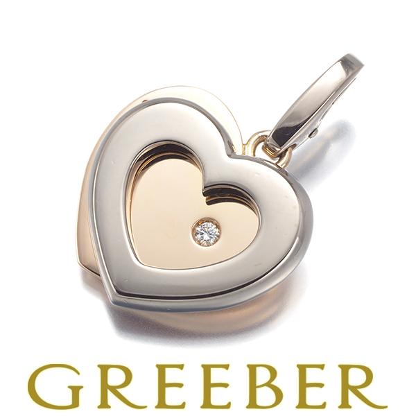 新品仕上】レア❣カルティエハートチャームペンダントトップPG