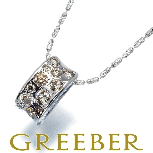 カシケイ ネックレス ダイヤ ダイヤモンド 0.45ct メランジェ K18WG 