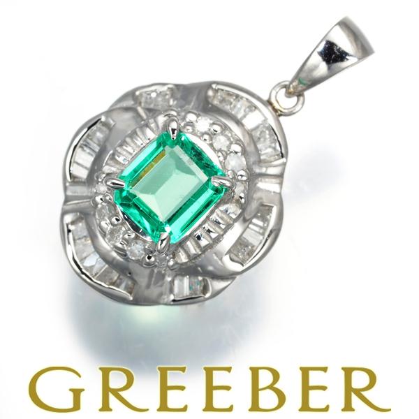 エメラルド 0.505ct ダイヤ ダイヤモンド 0.30ct クラシック  