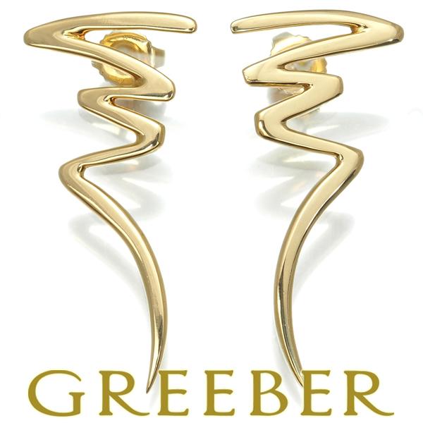 ティファニー ピアス スクリブル K18YG BLJ : 160086 : グリーバー  