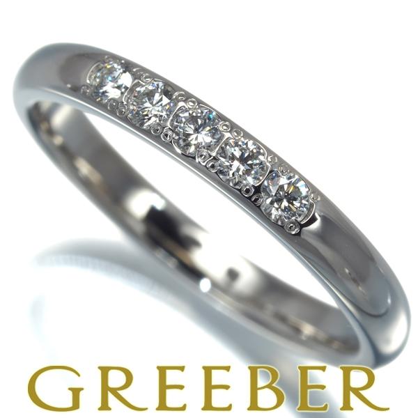 4℃ リング ダイヤ ダイヤモンド 5P 6.5号 Pt950 指輪 BLJ : グリーバー  