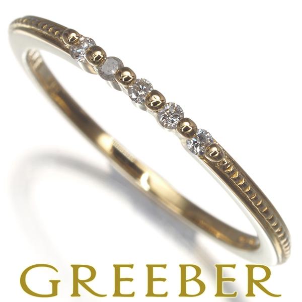 agete アガット リング ダイヤ ダイヤモンド 0.05ct ミルグレイン 11号  