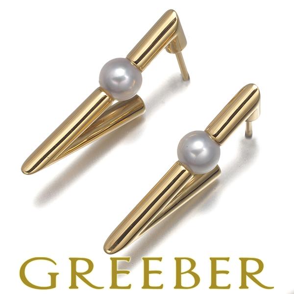 MIKIMOTO ミキモト ピアス パール 真珠 V Code K18YG BLJ MIKIMOTO ミキモト ピアス パール 真珠 V Code K18YG BLJ