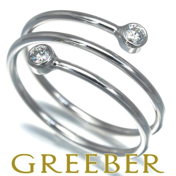 Tiffany & Co. ダイヤモンドフープリング ティファニー/リング/ダイヤモンド フープ リング/K18PG