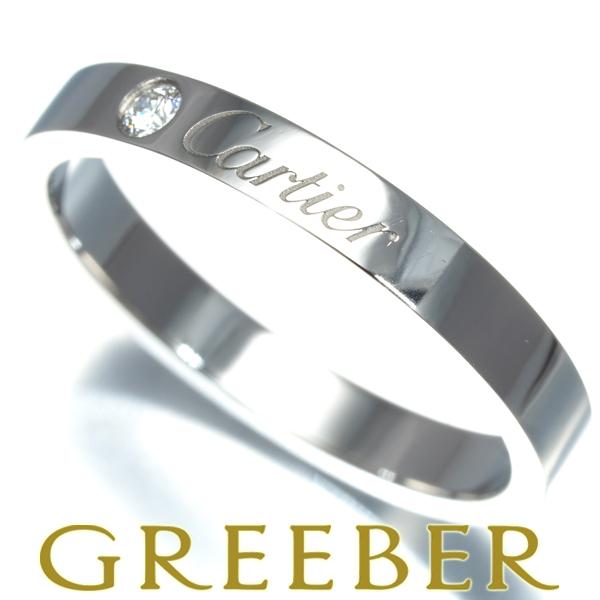 Cartier カルティエ リング ダイヤ ダイヤモンド Cドゥ エングレーブド  