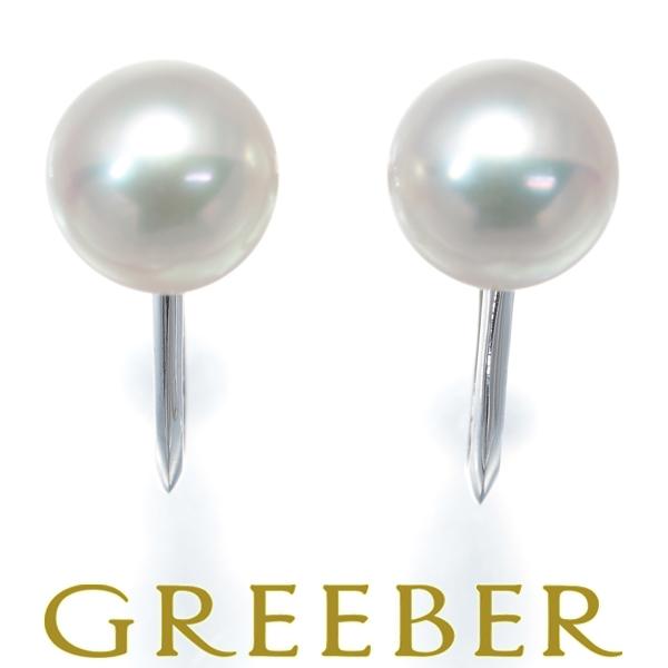 MIKIMOTO ミキモト イヤリング パール 真珠 7.4mm シルバー BLJ 