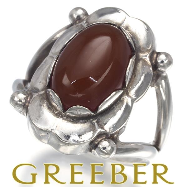Georg Jensen ジョージジェンセン リング カーネリアン 24 9号 