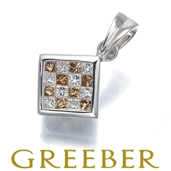 k18WGミステリーダイヤモンドペンダントトップ k18WGミステリーダイヤモンドペンダントトップ