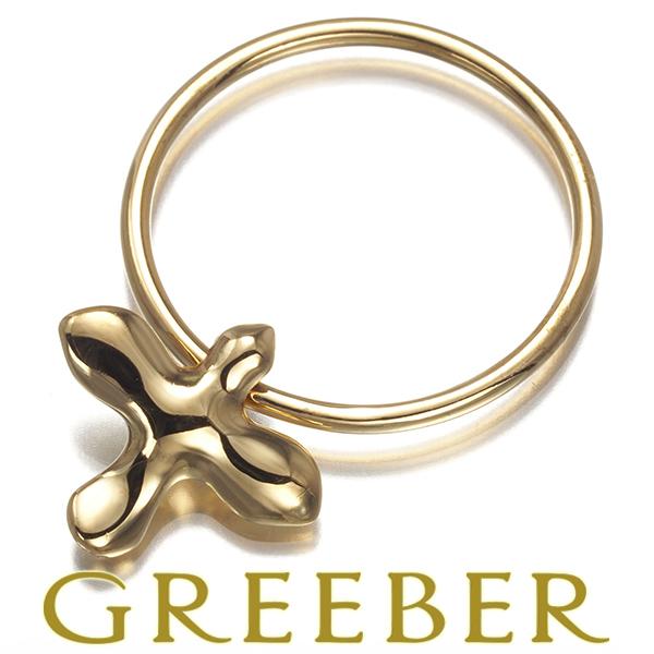 TIFFANY&Co. ティファニー リング バードクロス 9.5号 K18YG 指輪 BLJ  