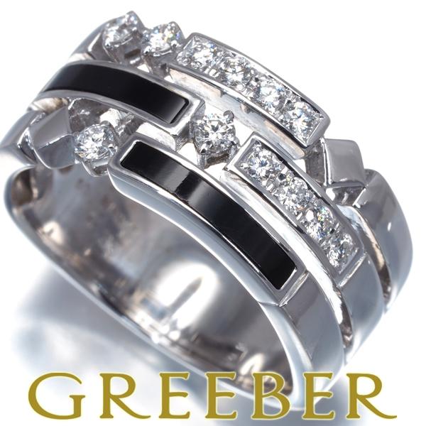 K18WG ダイヤモンド チェーン リング 0.35ct ピンキー～20号 