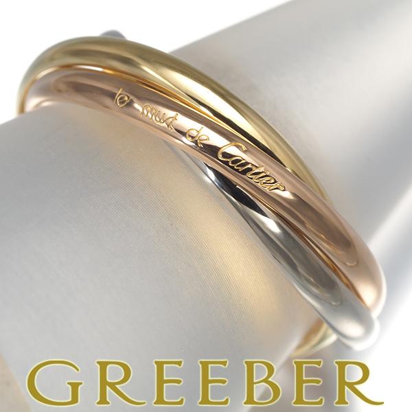 Cartier カルティエ トリニティリング スリーカラー XS 55号 K18YG/WG  