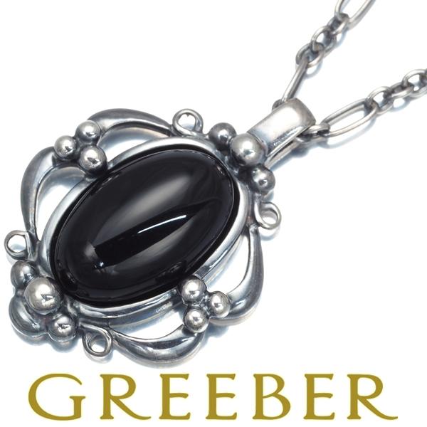 Georg Jensen ジョージジェンセン ネックレス オニキス 1989 