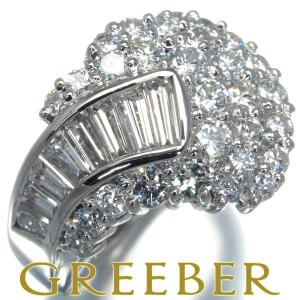 ダイヤ ダイヤモンド 2.02ct 2種カット リング Pt900 指輪 GENJ 大幅  