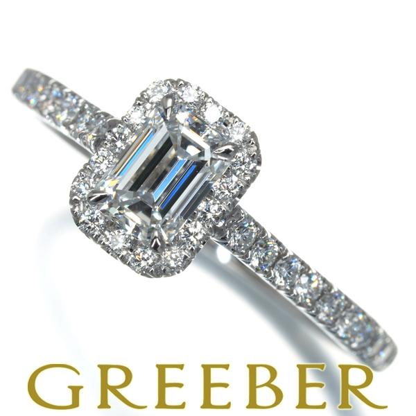 ★Tiffany&Co.★ソレスト エメラルドカット ダイヤリング 定価97万 ☆Tiffany&Co.☆ソレスト エメラルドカット ダイヤリング 定価97万