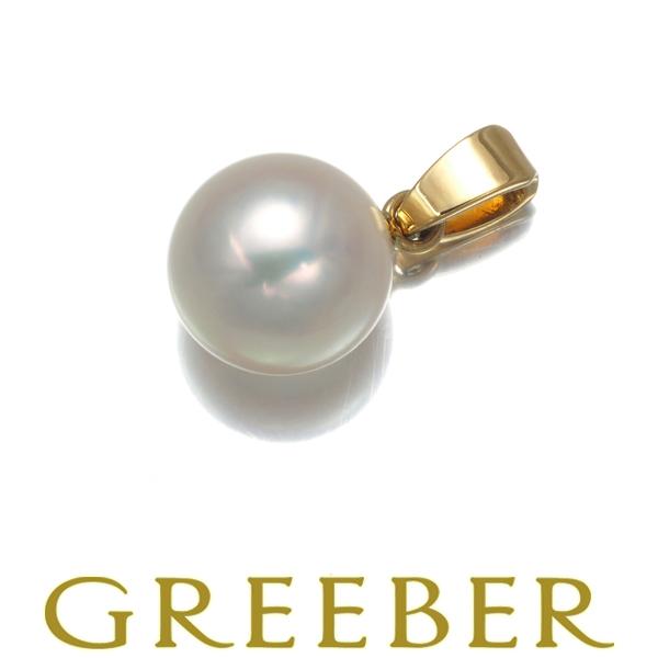 MIKIMOTO ミキモト ペンダントトップ パール 真珠 8.2mm K18YG BLJ 