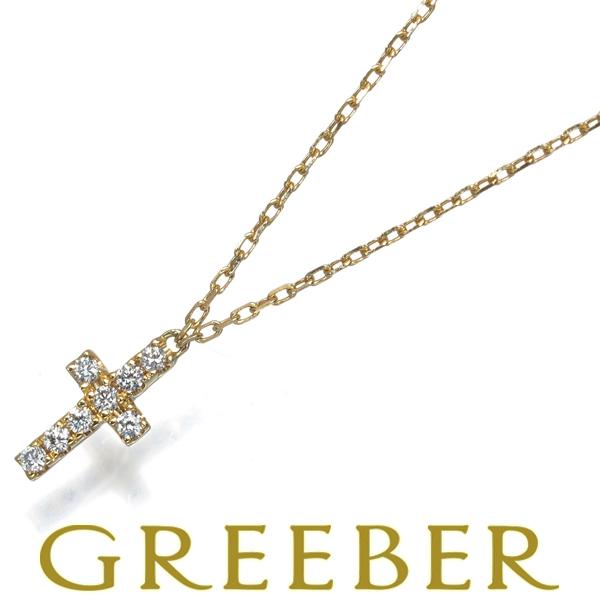 AHKAH アーカー ネックレス ダイヤ ダイヤモンド 0.05ct クロスパヴェ  