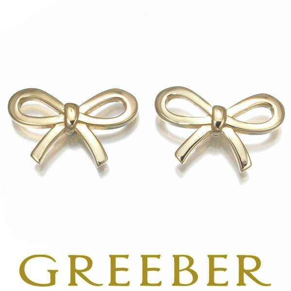TIFFANY&Co. ティファニー ピアス リボン K18YG BLJ : グリーバー  