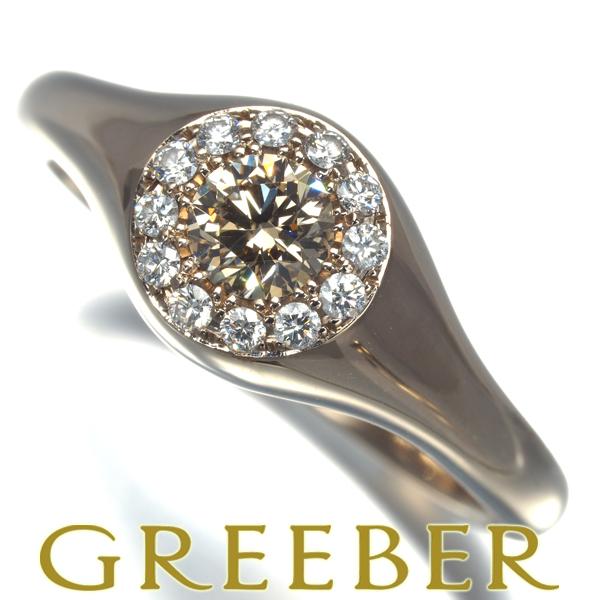 カシケイ リング ダイヤ ダイヤモンド 0.25ct/0.09ct モア 12号 K18BG  