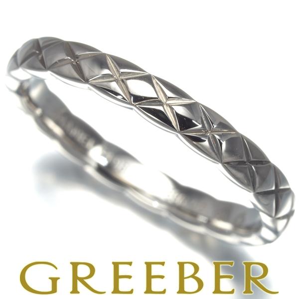 CHANEL シャネル リング ココクラッシュ スモール 55号 Pt950 指輪 BLJ  