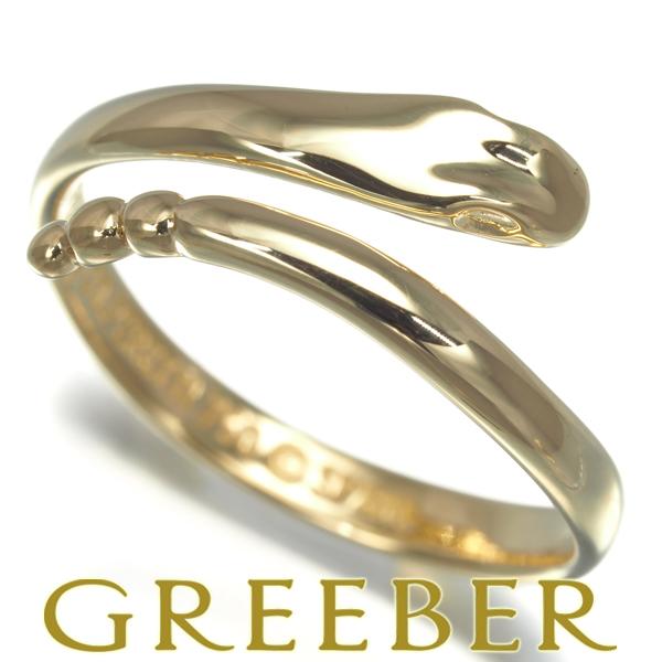 TIFFANY&Co. ティファニー リング スネーク アニマル 12号 K18YG 指輪  