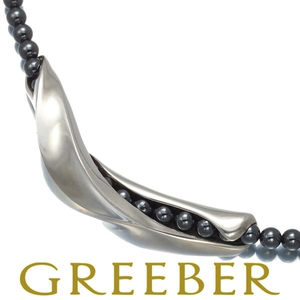 Georg Jensen ジョージジェンセン ネックレス ヘマタイト HaH