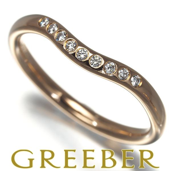 新品仕上げ】 ティファニー K18 カーブドバンドリング 10号 6099