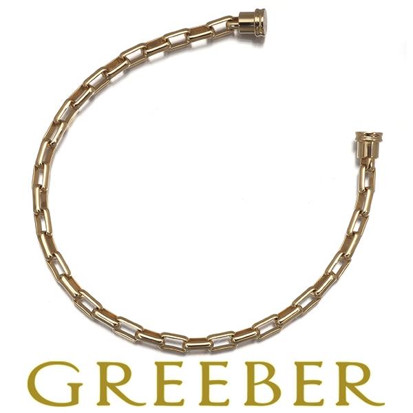 FRANCE フランス製 ゴールドリンクチェーンブレスレット 刻印 Fred フレッド ブレスレット用コード フォース10 MM 14刻印