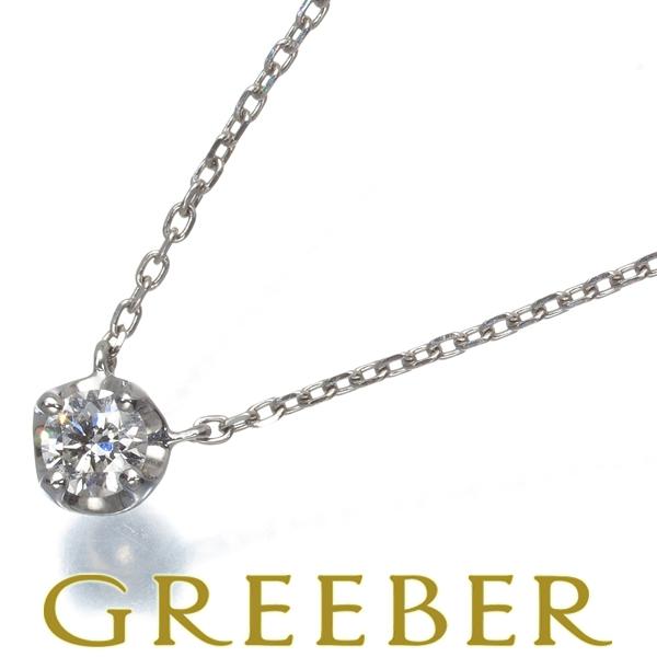 4℃ ネックレス ダイヤ ダイヤモンド 一粒 Pt850 BLJ/GENJ : グリーバー  