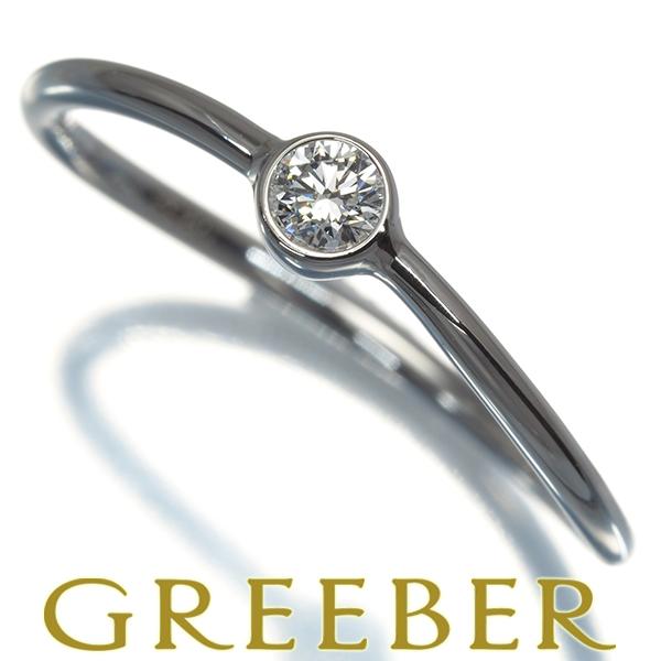 【美品】Tiffany & Co. ウェーブ シングルロウ 9号 TIFFANY&Co. ティファニー リング ダイヤ ダイヤモンド ウェーブ