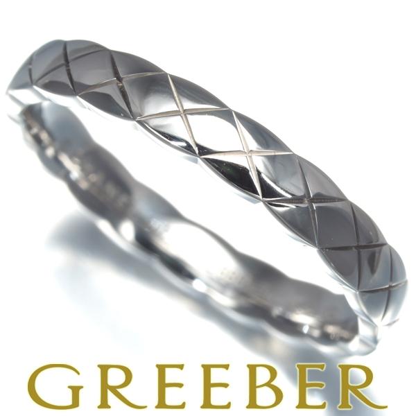 CHANEL シャネル リング ココクラッシュ ミニモデル 57号 K18WG 指輪  