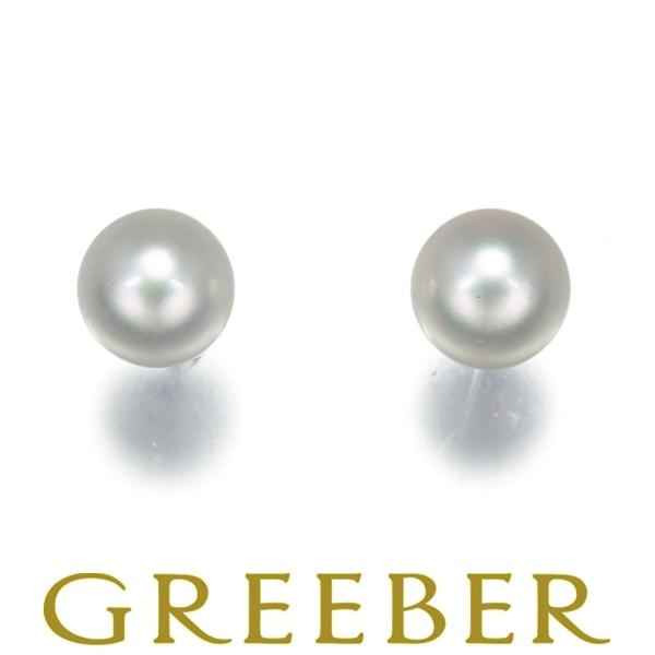 MIKIMOTO ミキモト ピアス パール 真珠 5.2mm K18WG BLJ : グリーバー  