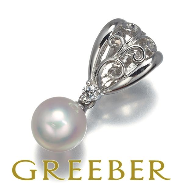 TASAKI タサキ ペンダントトップ パール 真珠 7.0mm ダイヤ  