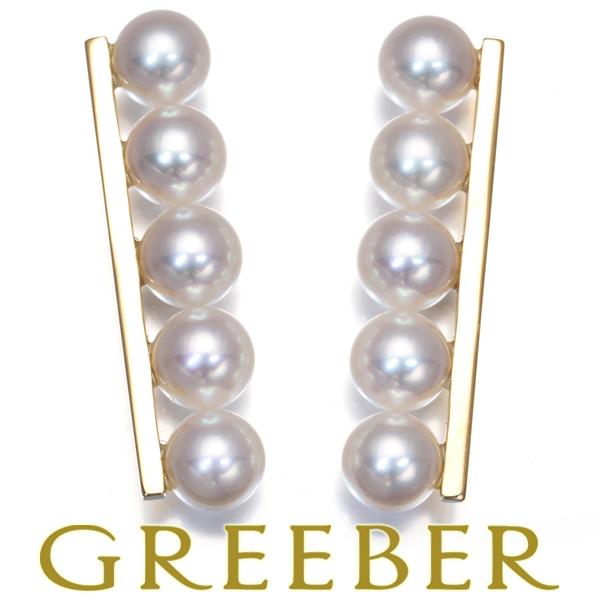 TASAKI タサキ ピアス パール 真珠 5.5mm バランスプラス K18YG