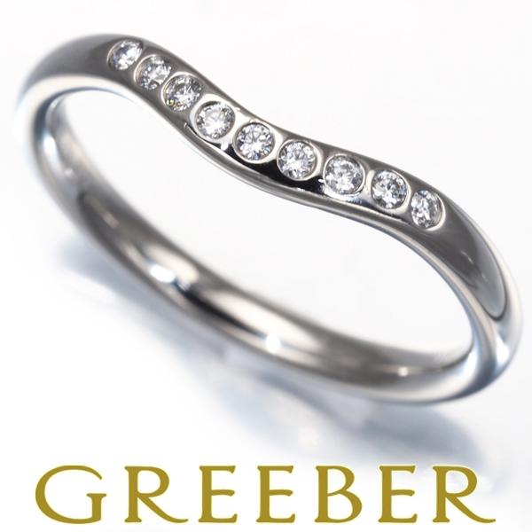 TIFFANY&Co. ティファニー リング ダイヤ ダイヤモンド カーブドバンド  