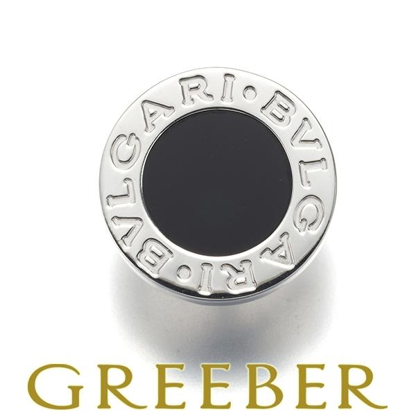 【美品】BVLGARI ブルガリ オニキス ピアス 片耳 BVLGARI ブルガリ ピアス オニキス ブルガリブルガリ BB 片耳 K18WG