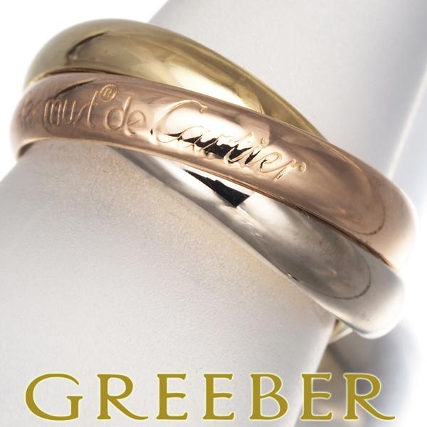 Cartier/カルティエ K18 トリニティリング スリーカラー クラシック Cartier カルティエ リング トリニティ クラシック 指輪 スリー