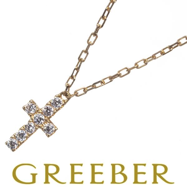 AHKAH アーカー ネックレス ダイヤ ダイヤモンド 0.05ct クロスパヴェ  