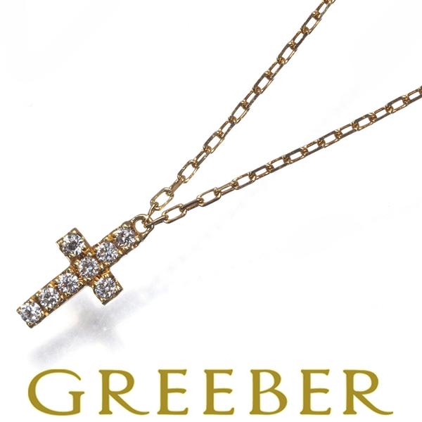 AHKAH アーカー ネックレス ダイヤ ダイヤモンド 0.05ct クロス