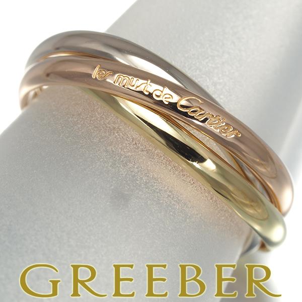 Cartier カルティエ トリニティリング スリーカラー XS 48号 K18YG/WG  