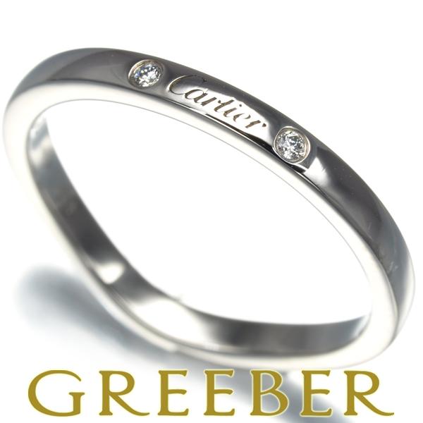 Cartier カルティエ リング バレリーナ Pt950 3P ダイヤ バンド Cartier カルティエ リング ダイヤ ダイヤモンド バレリーナ 3P