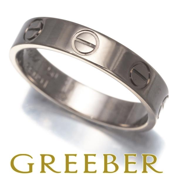 Cartier カルティエ ミニラブリング/K18WG/ケース+箱付/49号/ Cartier カルティエ ミニラブリング ウェディング 49号 K18WG