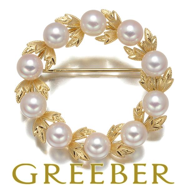 MIKIMOTO ミキモト パール リーフ ブローチ トップ MIKIMOTO ミキモト パール リーフ ブローチ トップ