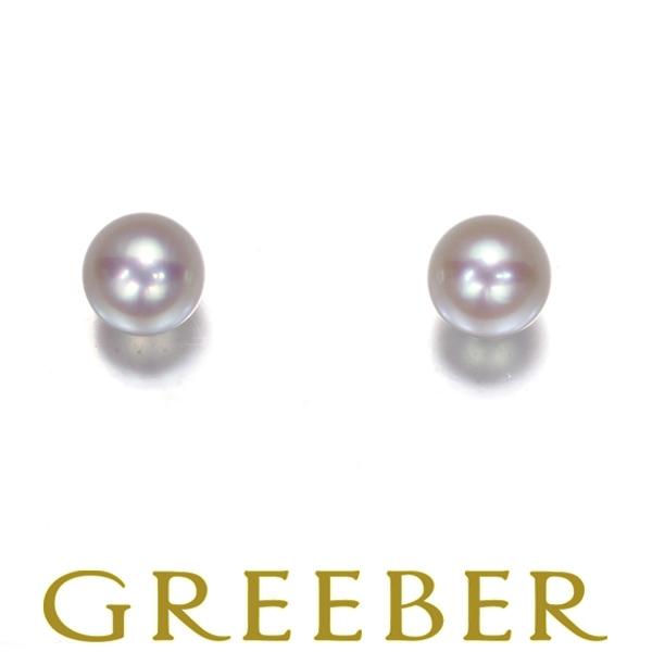 MIKIMOTO ミキモト ピアス ベビーパール 真珠 4.5mm 一粒 K18WG BLJ 