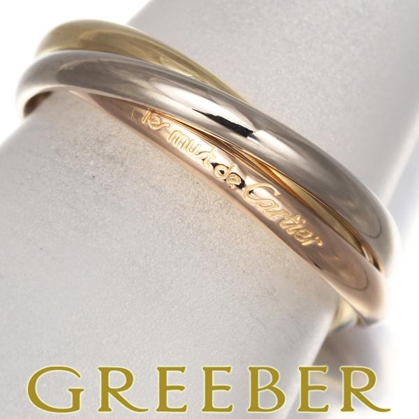 Cartier カルティエ トリニティリング スリーカラー XS 50号 K18YG/WG  