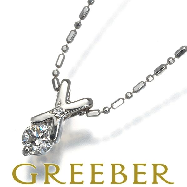 ダイヤ ダイヤモンド 0.30ct/0.006ct ネックレス Pt900/Pt850